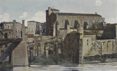Gaillac, Chiesa di San Michele, Vista sud-ovest