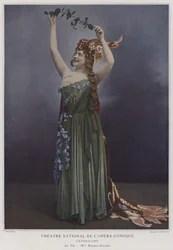 Georgette Brejean-Graviere come la fata in Cendrillon