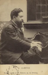 Isaac Albeniz, pianista e compositore spagnolo (1860-1909)