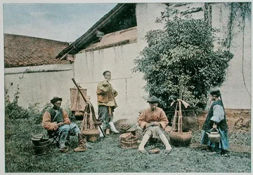 Calzolai itineranti in Cina
