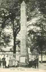 Le Lot, Figeac, monumento a Champollion