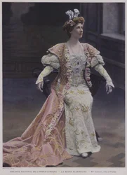 Mary Garden come Orlanda in La Reine Fiammette