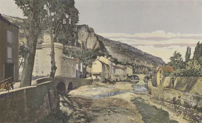 Meyrueis, la Jonte, nella parte bassa della città