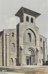 Moirax, Chiesa, Facciata O