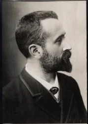 Ritratto di Alphonse Bertillon (1853-1914), ufficiale di polizia francese e ricercatore di biometria