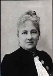 Ritratto di Juliette Adam (1836-1936), scrittrice e femminista francese