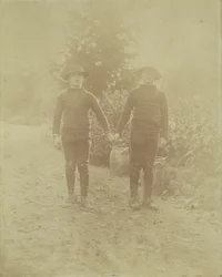 Ritratto di Michel Monet e Jean-Pierre Hoschede