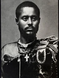 Ritratto di Ras Makonnen (1852-1906), generale e governatore della provincia di Harar in Etiopia