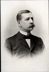 Ritratto di Salomon August Andree (1854-1897), ingegnere, fisico, aeronauta ed esploratore polare svedese