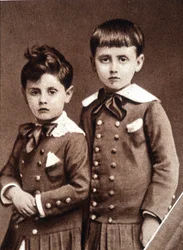 Robert e Marcel Proust bambini nel 1877