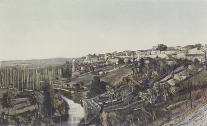 Valence-sur-Baise, Vista generale