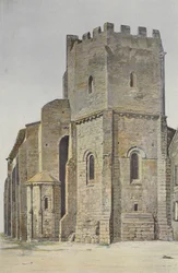 Venerque, Chiesa, Vista sud-est