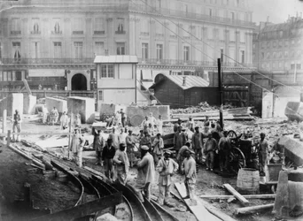 Lavori nel quartiere dell