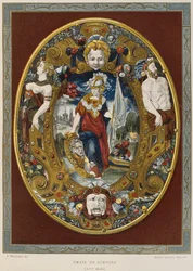 Smalto di Limoges del XVI secolo, illustrazione dal Dictionnaire de l