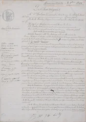 2° documento contrattuale relativo a La Comédie Humaine tra Honoré de Balzac (1799-1850) e Hetzel, Paulin, Dubochet e l