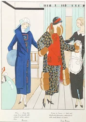 Alcune graziose novità di Art-Gout-Beaute, costumi di Premet e Jean Patou, ottobre 1923 (litografia)