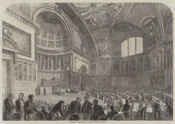 Una Recente Seduta del Senato Francese