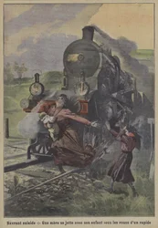 Un suicidio straziante: una madre che si getta con il suo bambino sotto le ruote di un treno espresso