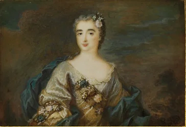 Una signora chiamata Louise-Jeanne de Durfot, Duchessa di Mazarin e de la Meilleraye, c.1750