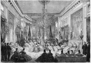 Una serata musicale organizzata dalla Principessa Mathilde Bonaparte
