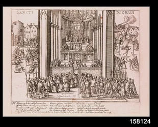 Abiura di Enrico IV (1553-1610) a St. Denis il 15 luglio 1593