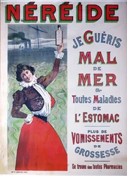 Pubblicità per il medicinale Nereide contro il mal di mare, c.1900
