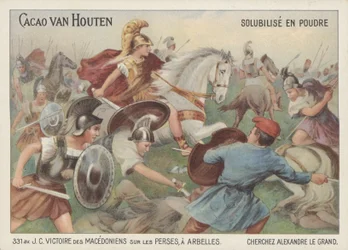 La vittoria di Alessandro Magno sui Persiani nella battaglia di Arbela, 331 a.C.