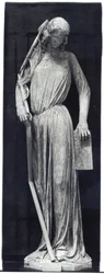 Figura allegorica della Sinagoga, dal portale del transetto sud della cattedrale, c.1230