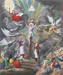 Allegoria del ristabilimento della religione cattolica in Francia nel 1802 sotto Napoleone Bonaparte come Primo Console, 1802