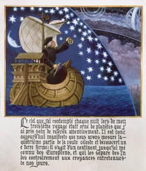 Amerigo Vespucci che naviga con le stelle nel suo terzo viaggio