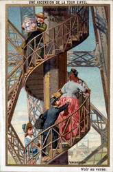 Una salita alla Torre Eiffel: per la scala