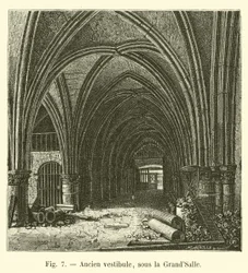 Antico vestibolo, sotto la Grand-Salle