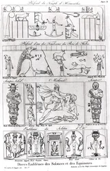 Illustrazioni e simboli religiosi e astronomici dell