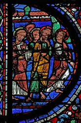 Apostoli mostrano la morte della Vergine