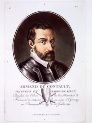 Armand de Gontaut, da Portraits des grands hommes, femmes illustres, et sujets memorables de France, pubblicato 1787-92
