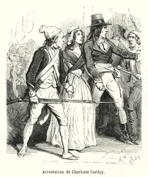 Arresto di Charlotte Corday