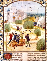 Assassinio di un cavaliere inglese fuori Parigi nel 1437 (Guerra dei cent