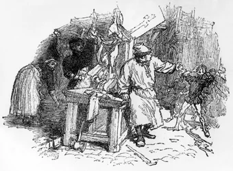 Ballate di Francois Villon "Pere noel, qui plantaste la vigne", edizione Pelletan, 1896