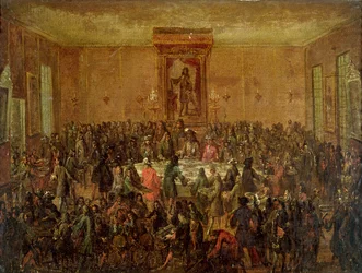 Banchetto in onore di Luigi XIV (1638-1715) dal Corpo Municipale all