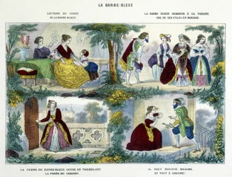 Barbe-Bleue - in “Historiettes naïves et enfantines” di Perrault, ed. Haguenthal
