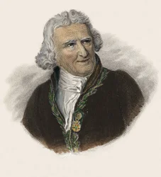 Barone Antoine Augustin Parmentier (1737-1813), farmacista, dietologo e agronomo francese. in "Portraits des Hommes Useful"