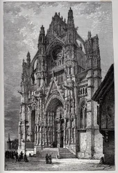 Cattedrale di Beauvais - incisione