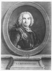 Bertrand François Mahé, Conte di La Bourdonnais (incisione)
