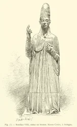 Bonifacio VIII, statua in bronzo, Museo Civico, a Bologna