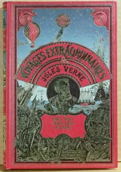 Copertina del libro 20.000 leghe sotto i mari di Jules Verne, 1870
