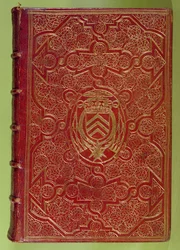 Copertina di libro con lo stemma di Armand-Jean du Plessis, Cardinale Richelieu (1585-1642)