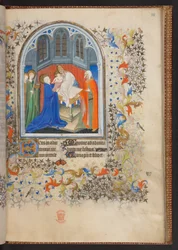Libro delle Ore, Add MS 32454 f.38r, Francia