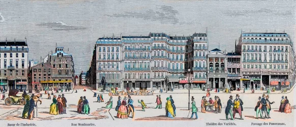 Boulevard Poissonniere e Boulevard Montmartre - bazar dell