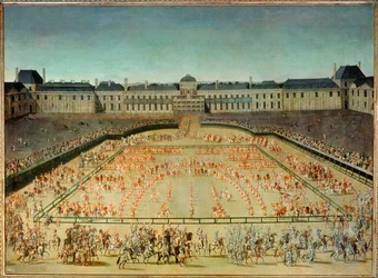 Carrousel donato a Luigi XIV davanti alle Tuileries ...