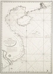 Carta di una parte del Mare della Cina disegnata al Depot des Cartes et Plans de la Marine, sulle osservazioni del Vice-Ammiraglio Rosili, e pubblicata per ordine del Ministro. l